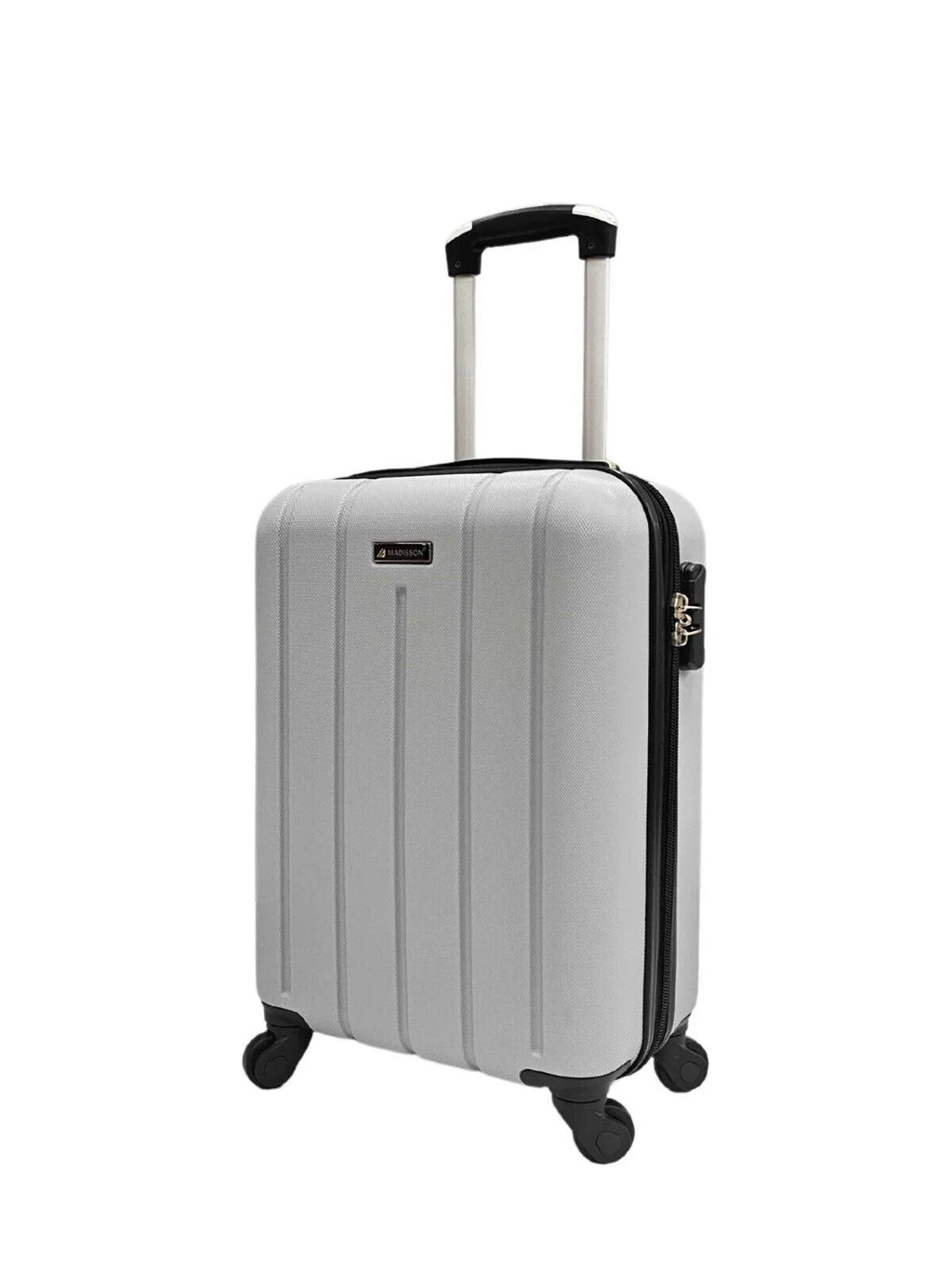 Castleberry Cabin Hard Shell Silver Suitcase