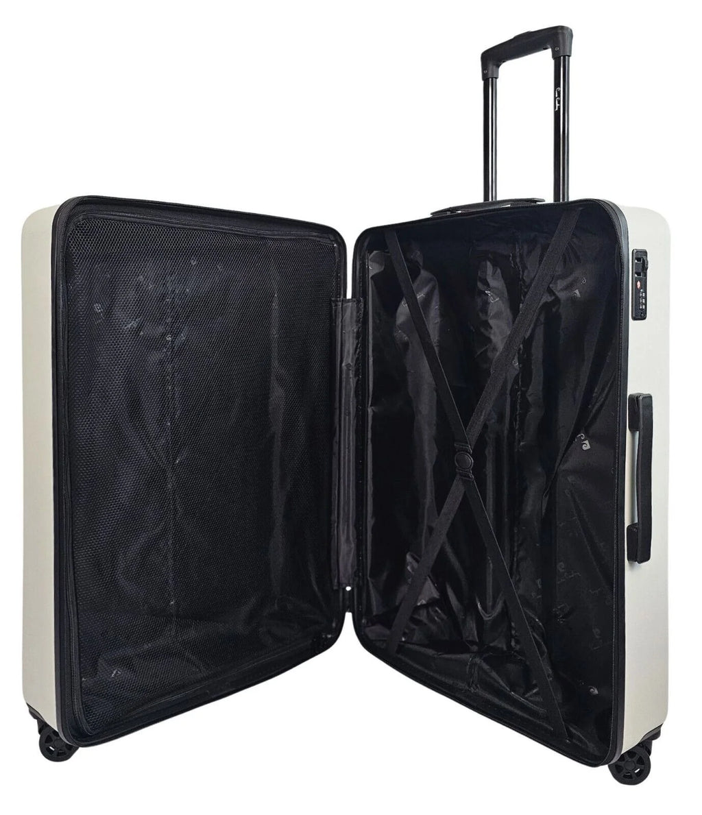 Cullman Large Hard Shell White Suitcase