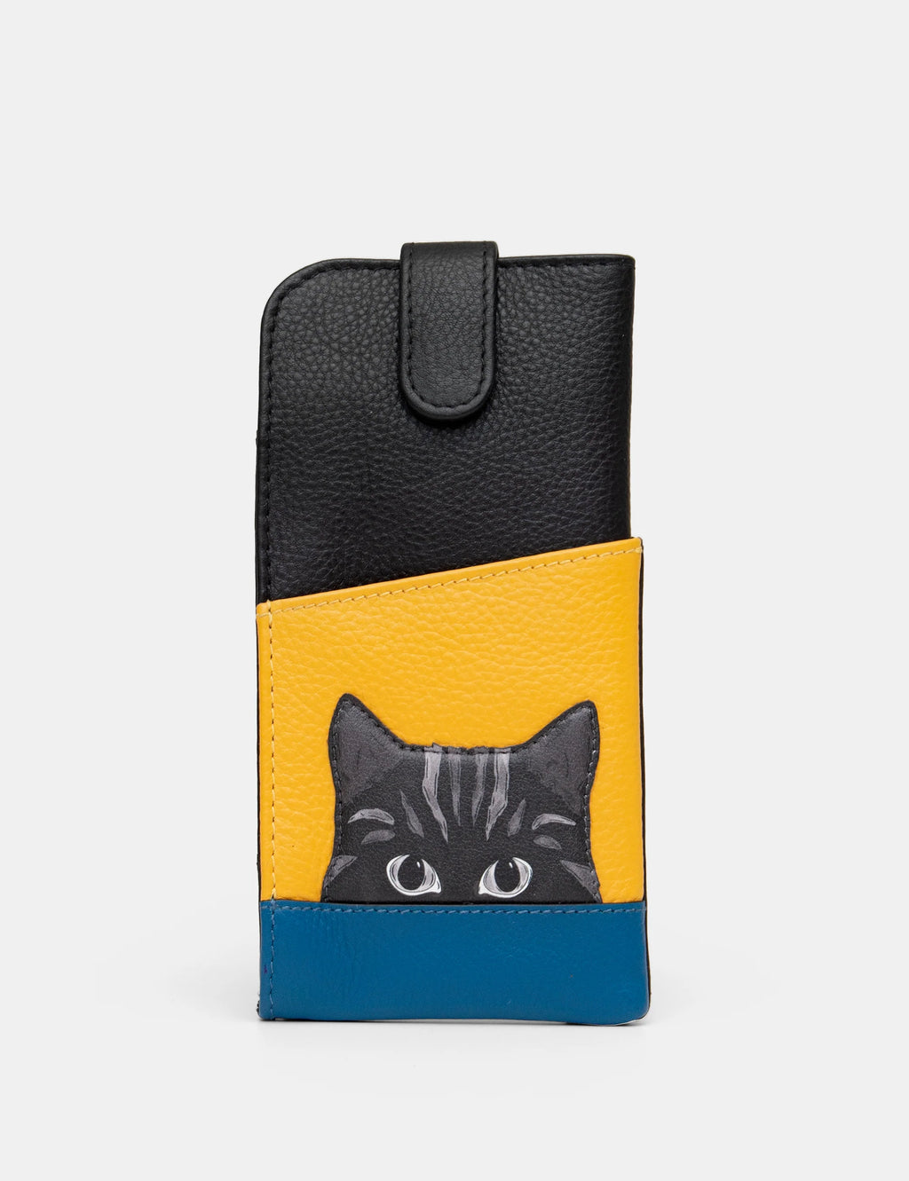 *NEW IN* Yoshi - Colour Block Cat Leather Glasses Case