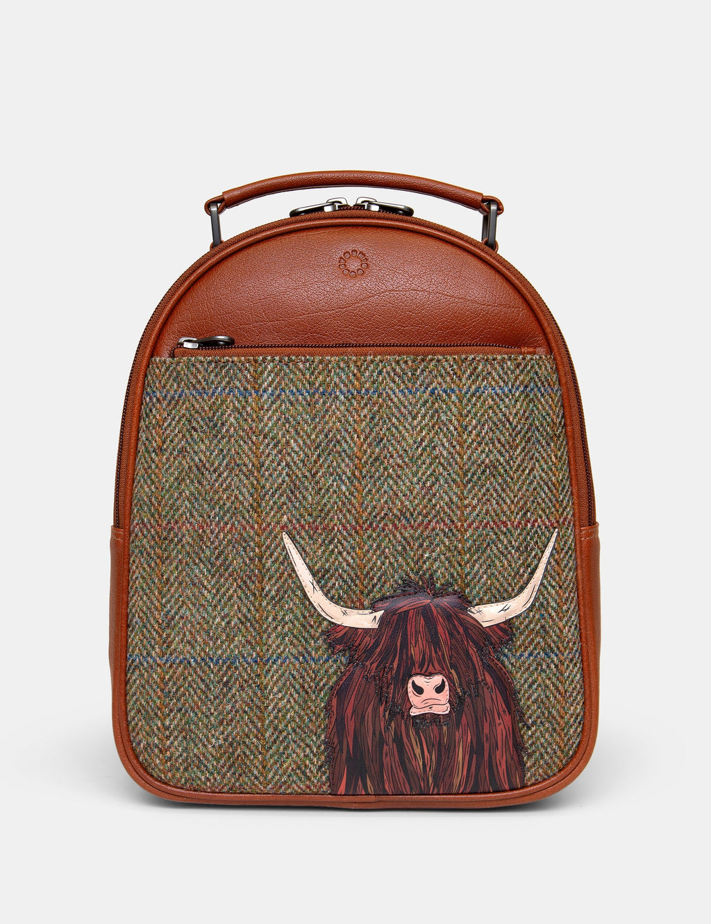 *NEW IN* Yoshi - Highland Cow Harris Tweed Rucksack