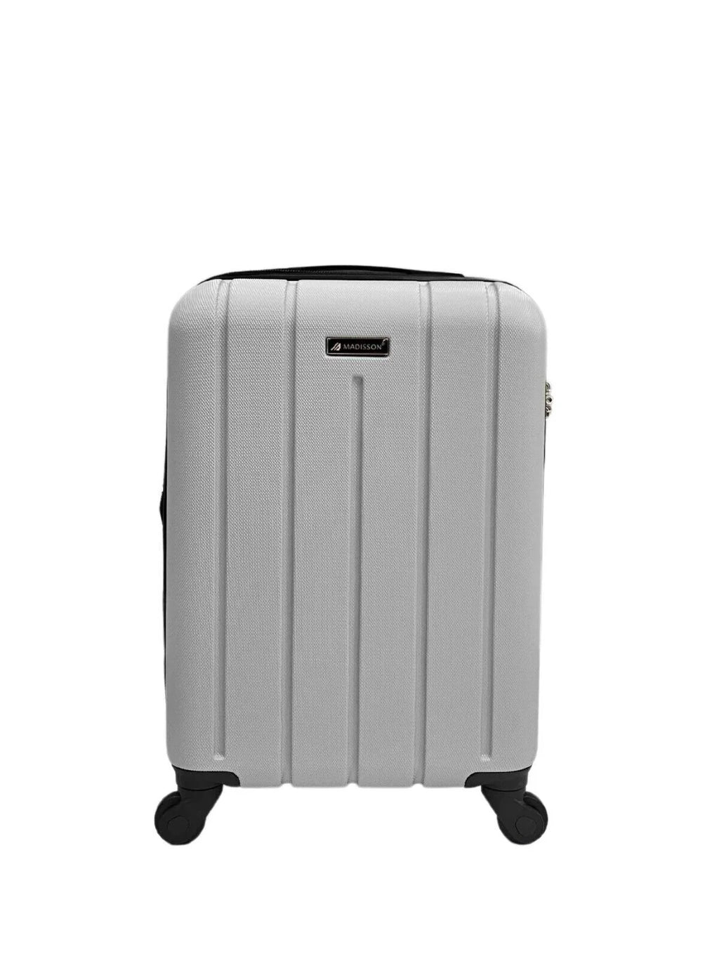 Castleberry Cabin Hard Shell Silver Suitcase