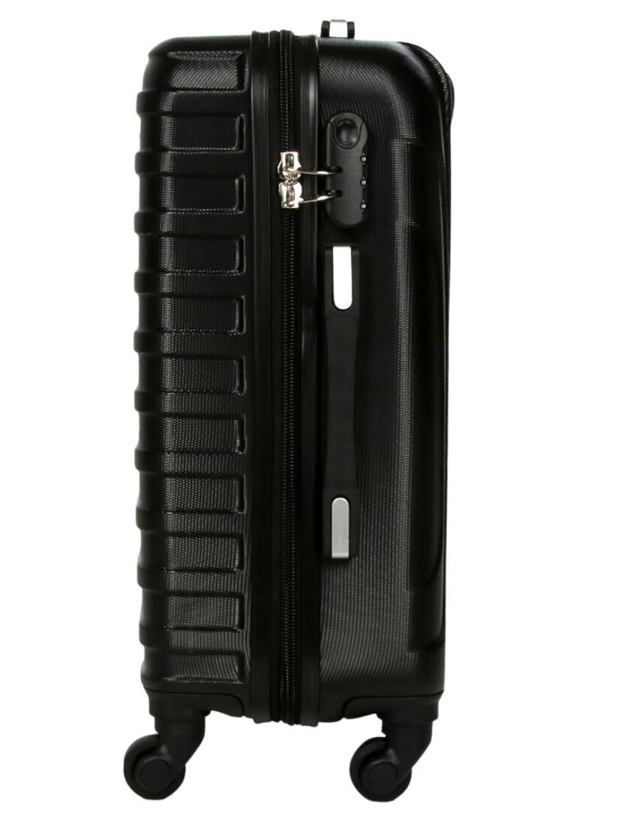 Crossville Cabin Hard Shell Black Suitcase