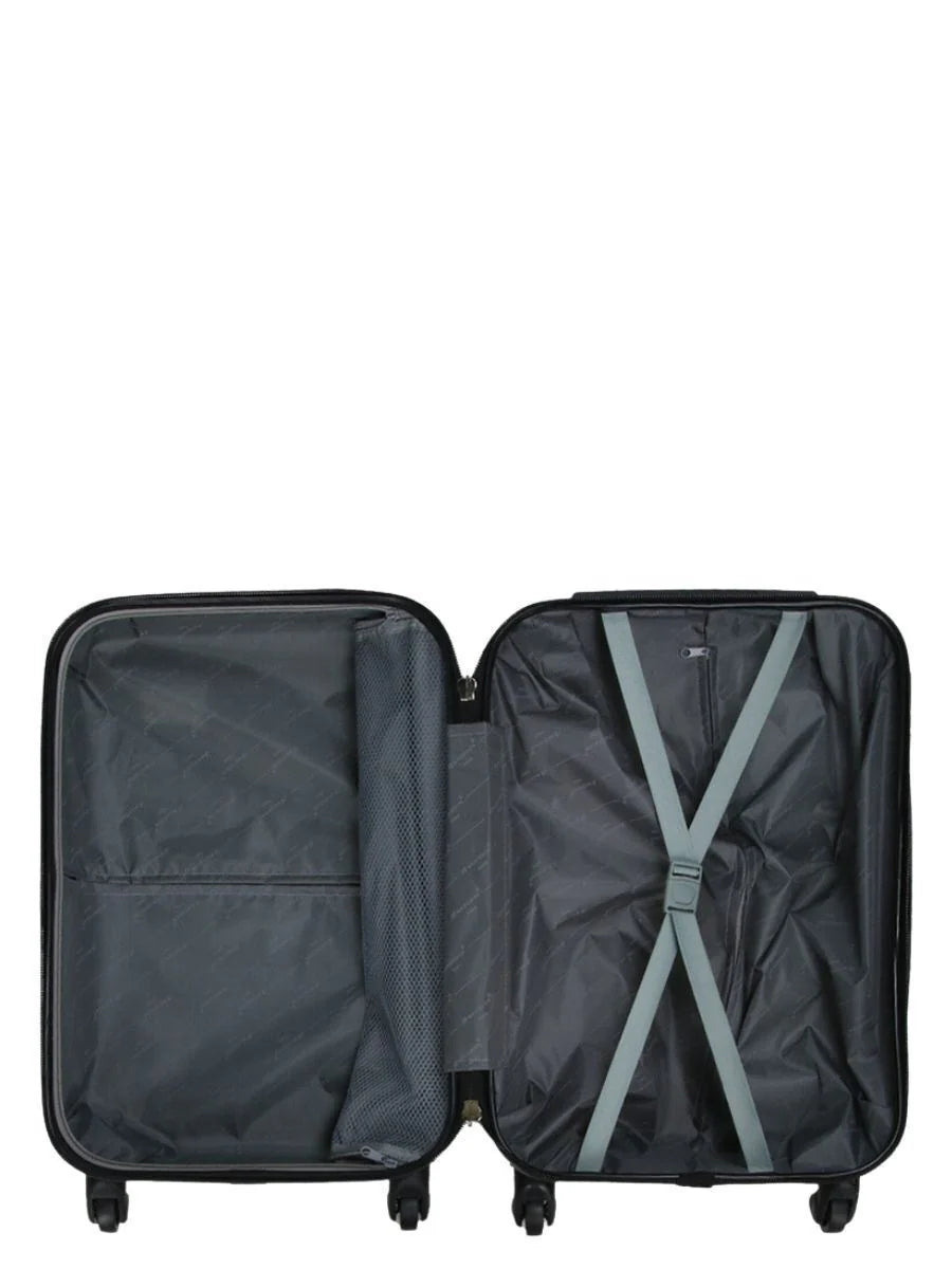 Crossville Cabin Hard Shell Black Suitcase